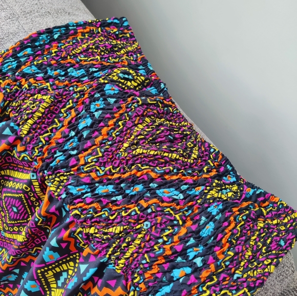 Off Shoulder Multi-Color Frock/Top - Picture 2 of 6